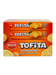 Жевательная конфета 20шт*47гр вкус Апельсин "Тофита" 1*12