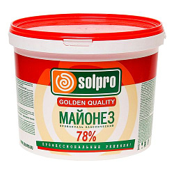 Майонез провансаль классический 78% ведро 3л "SolPro"