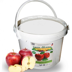 Джем термостабильный с кусочками фруктов 40% Яблоко 12,5кг "КФ"