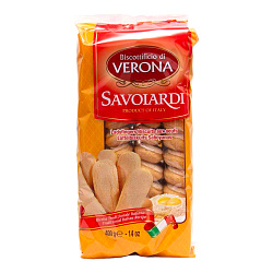 Печенье Савоярди 400гр натуральный желток "Verona" 1*15 Италия